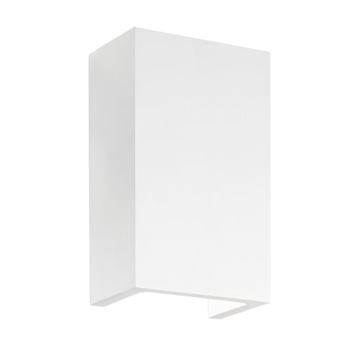 Ideal Lux Flash Gesso Plaster Paintable Wall Light | Temple & Webster