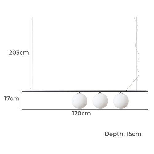 Perline 3 Light Pendant