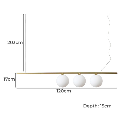 Perline 3 Light Pendant