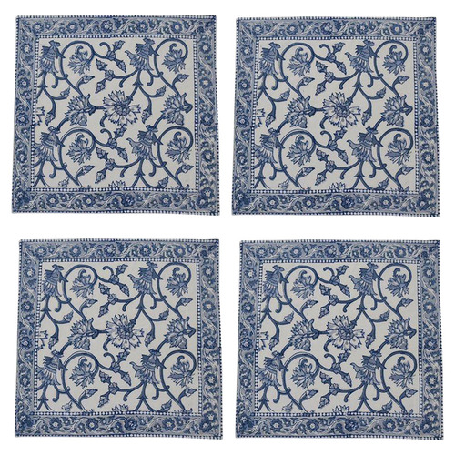 Denim Blue Cotton Napkins Temple & ster
