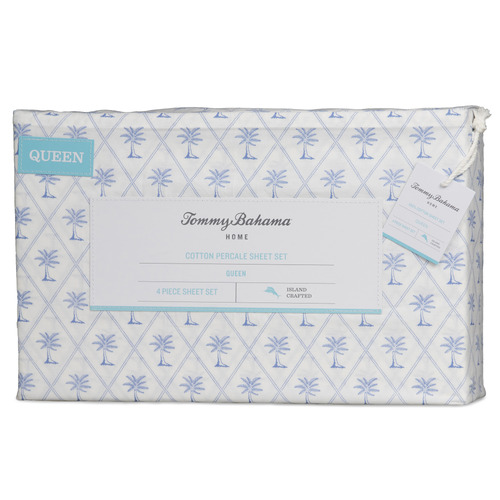 Diamond Palm Cotton Sheet Set