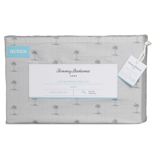 Kew Palm Cotton Sheet Set