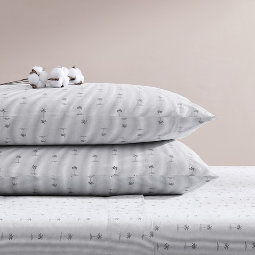 Kew Palm Cotton Sheet Set