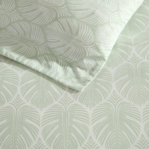 Line Palms Quilt Cover Set