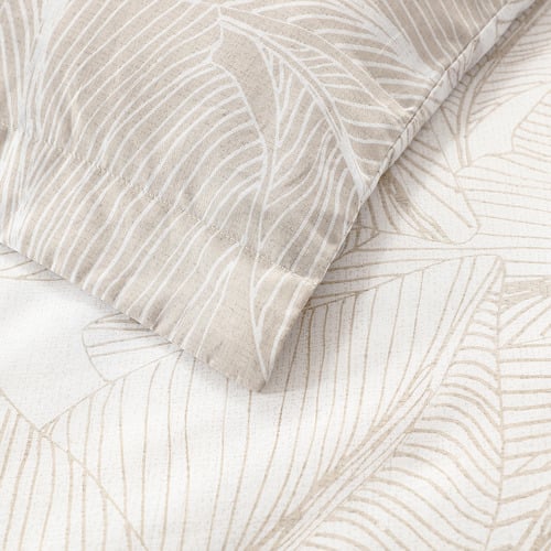 Pebble Palm Cotton Quilt Cover Set
