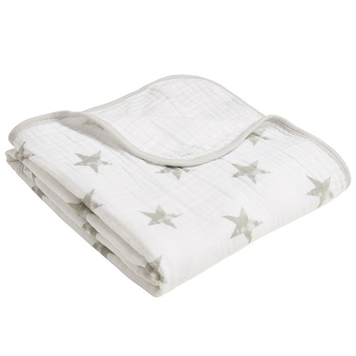 Aden & Anais Stars Cotton Muslin Stroller Blanket
