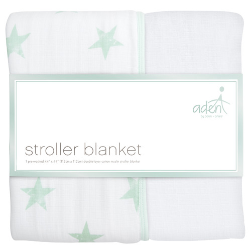 Aden & Anais Stars Cotton Muslin Stroller Blanket