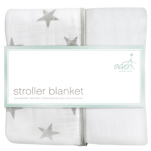 Aden & Anais Stars Cotton Muslin Stroller Blanket