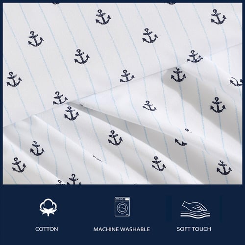 Anchor Drop Chase Washed Sheet Set