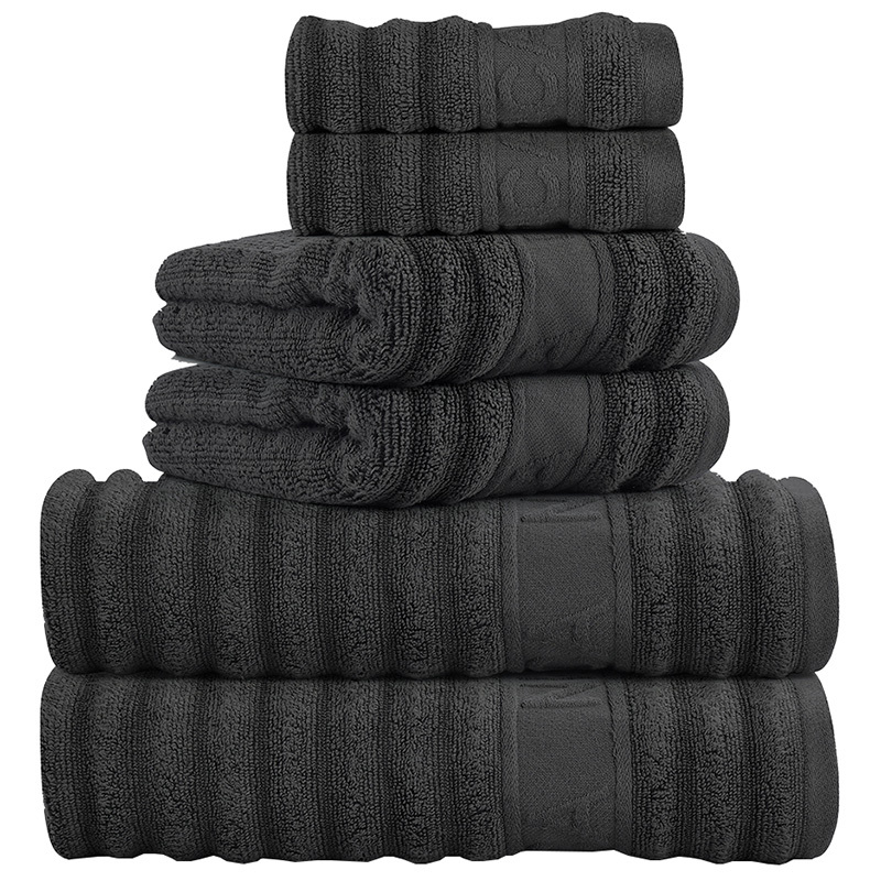 6 Piece Sandy Bay Cotton Terry Bathroom Towel Set