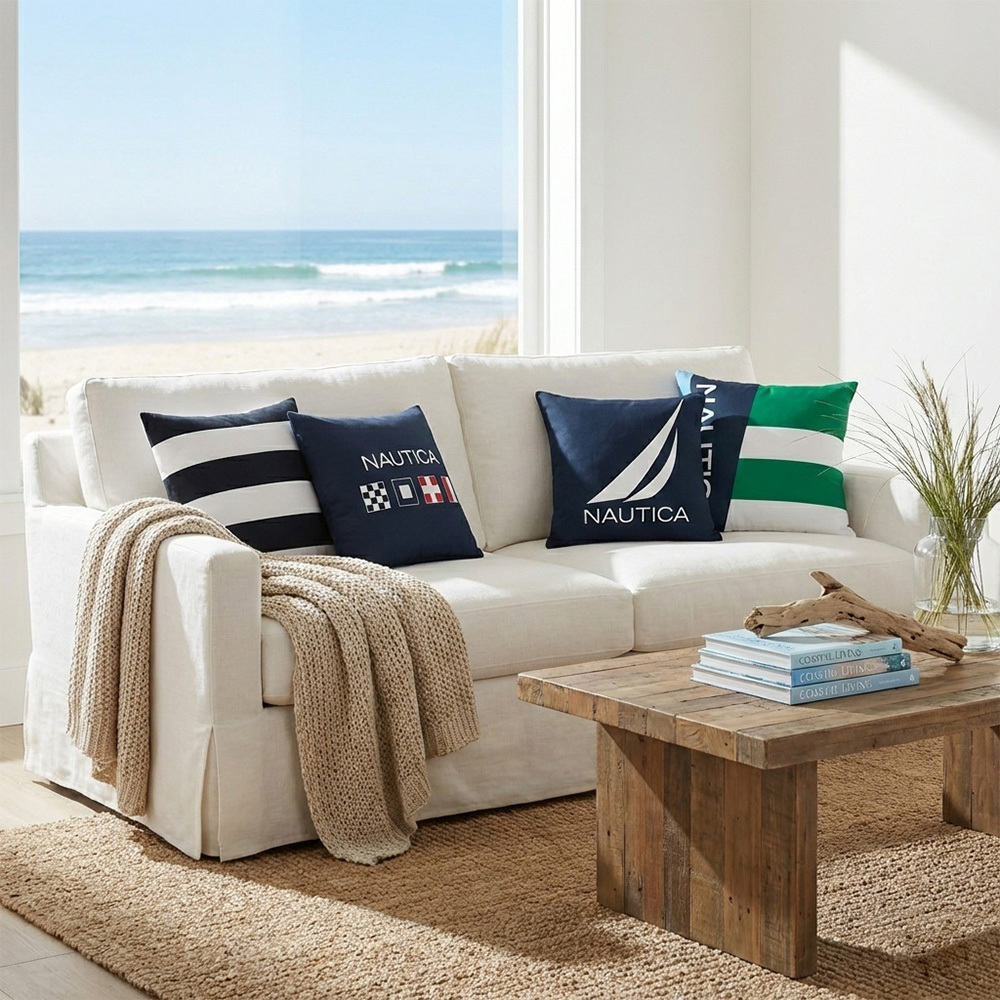 Logos Seas Microfibre Cushion