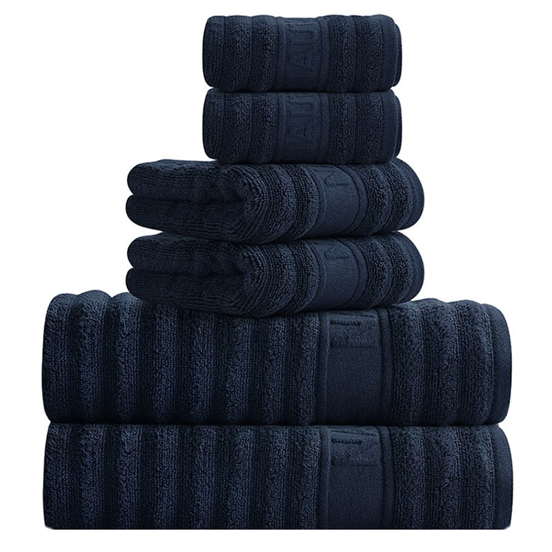 6 Piece Sandy Bay Cotton Terry Bathroom Towel Set
