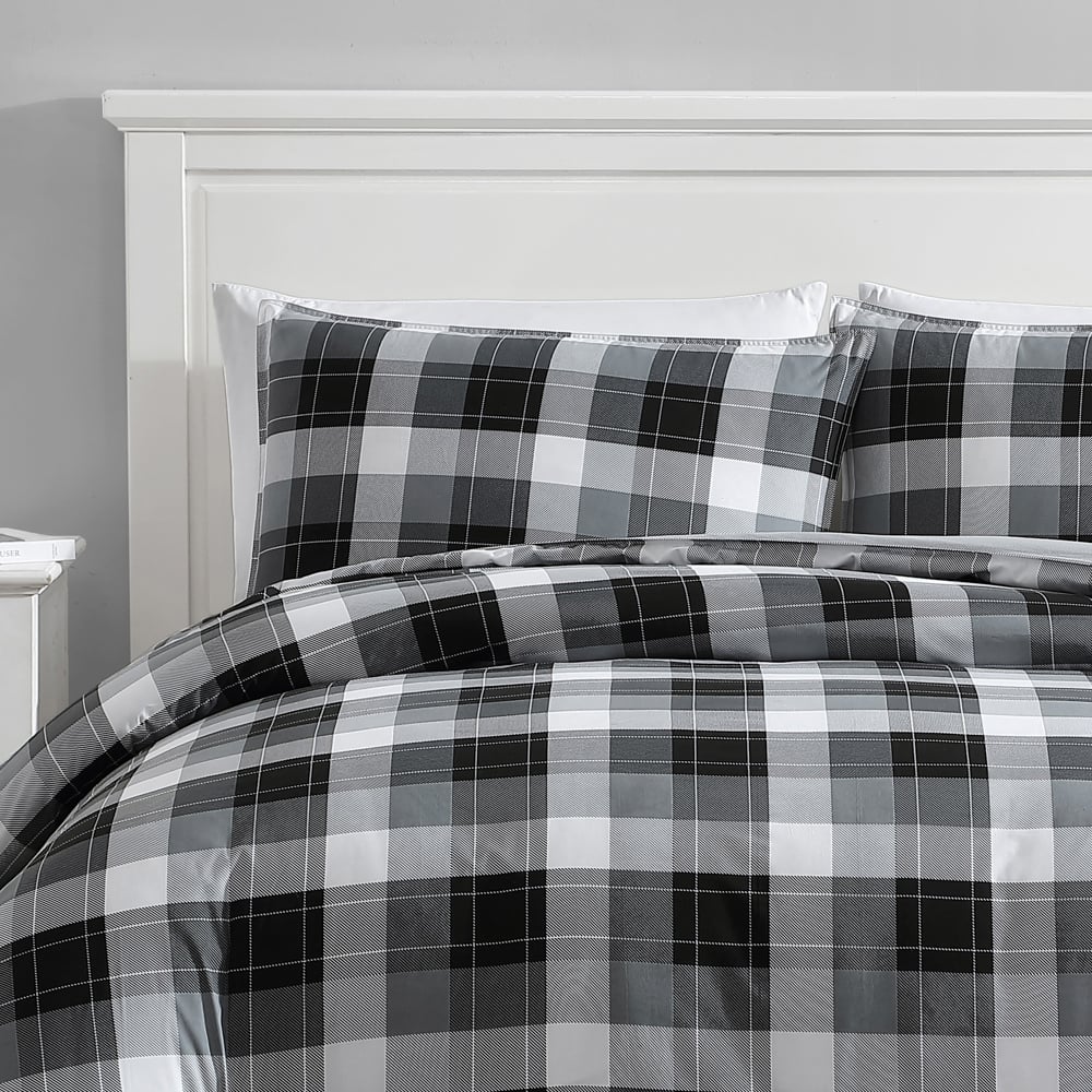 Nautica Plaid Cotton Quilt Cover Set