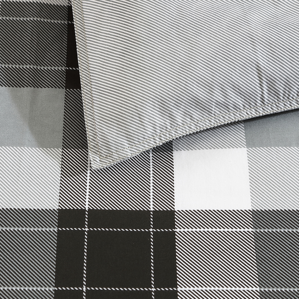 Nautica Plaid Cotton Quilt Cover Set