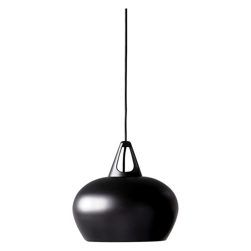 Black Bowl Metal Pendant Light