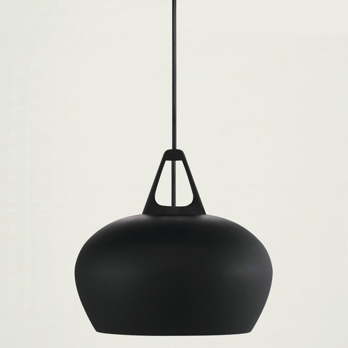 Black Bowl Metal Pendant Light
