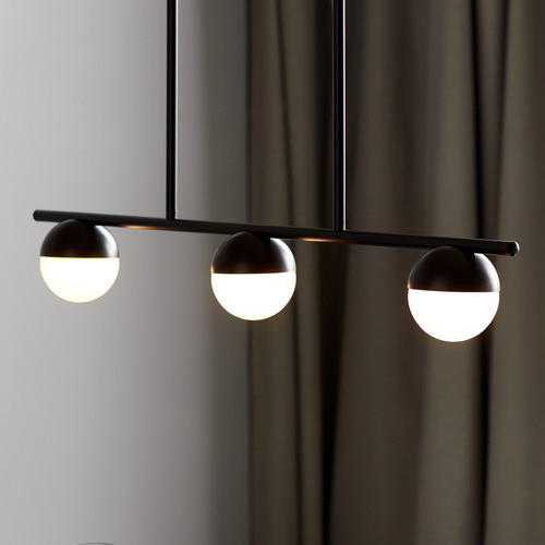 Nordlux Contina 3 Light Metal & Glass Pendant Temple & ster