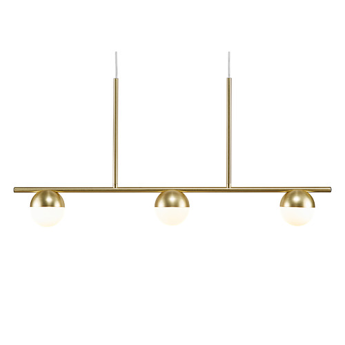 Contina 3 Light Metal & Glass Pendant