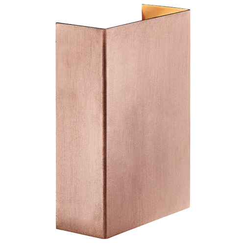 Fold 10.5cm Copper Outdoor Up/Down Wall Light | Temple & Webster