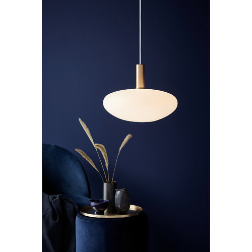 Alton 35cm Opal Glass Pendant Light
