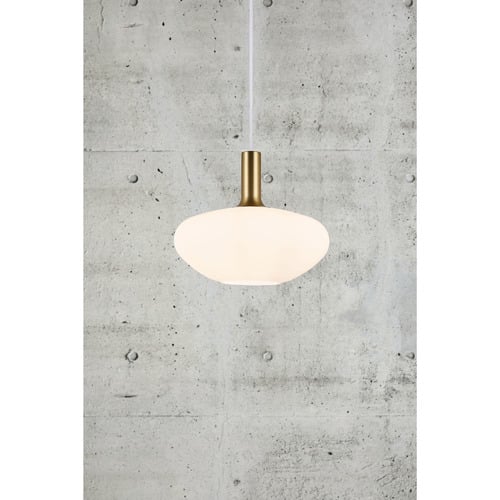 Alton 35cm Opal Glass Pendant Light