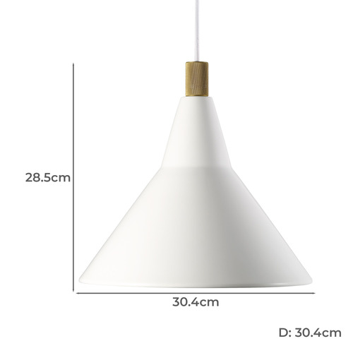 Brassy Pendant Light