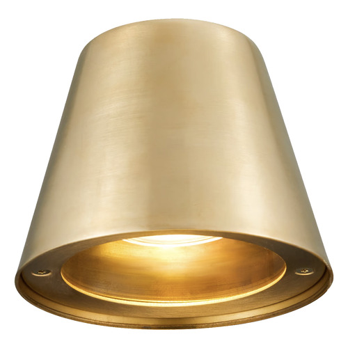 Aleria Brass Outdoor Wall Light