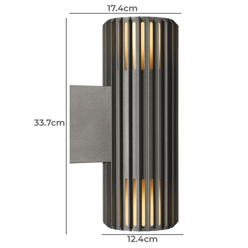 Aludra Double Outdoor Wall Light