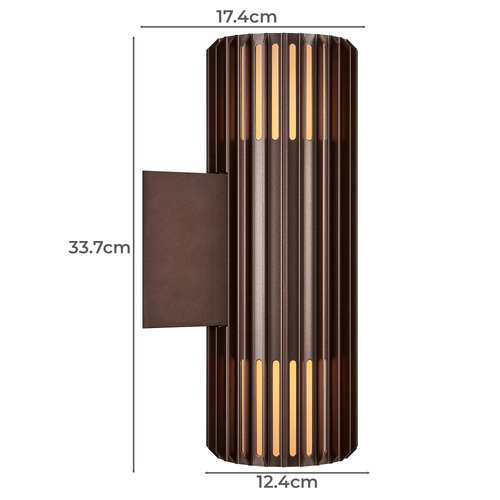 Aludra Double Outdoor Wall Light
