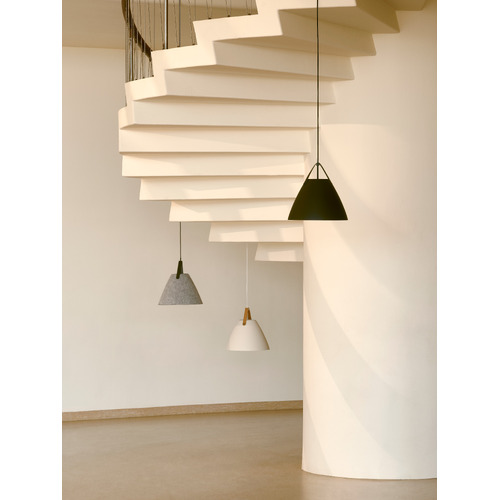 Strap Metal & Leather Interior Pendant Light