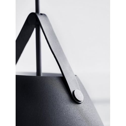Strap Metal & Leather Interior Pendant Light