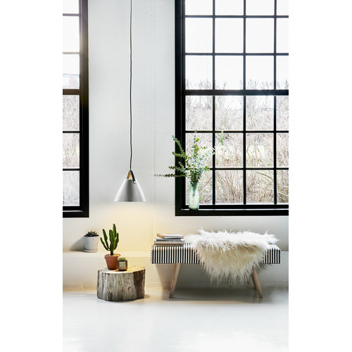 Strap Metal & Leather Interior Pendant Light