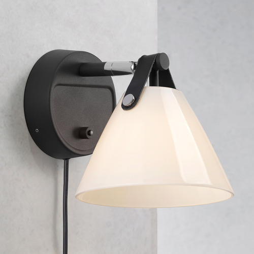Strap Glass Wall Sconce