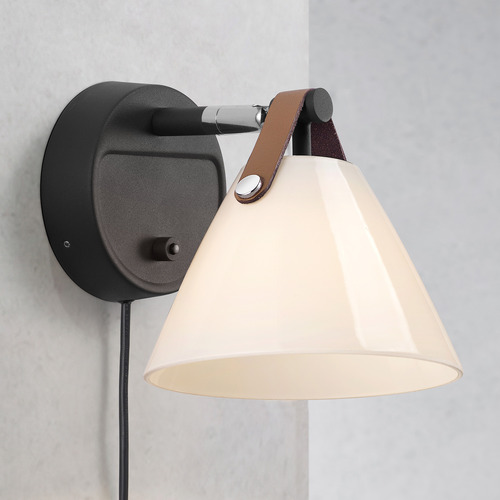 Strap Glass Wall Sconce