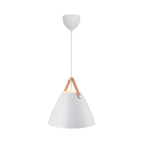 Strap Metal & Leather Interior Pendant Light