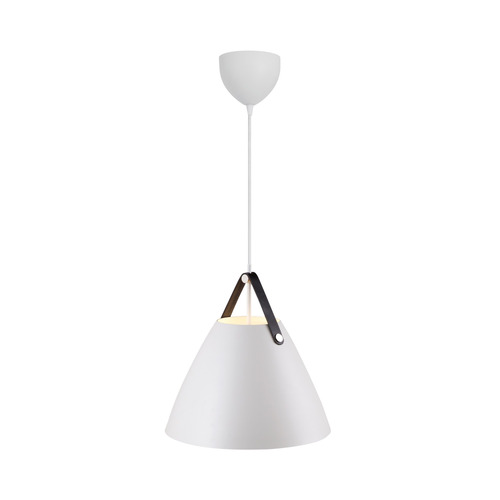Strap Metal & Leather Interior Pendant Light