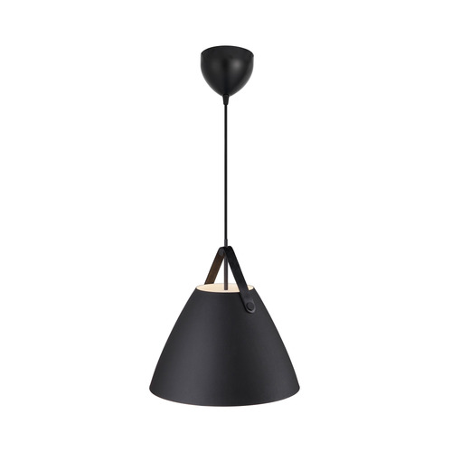 Strap Metal & Leather Interior Pendant Light