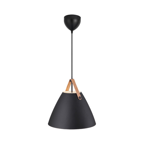 Strap Metal & Leather Interior Pendant Light