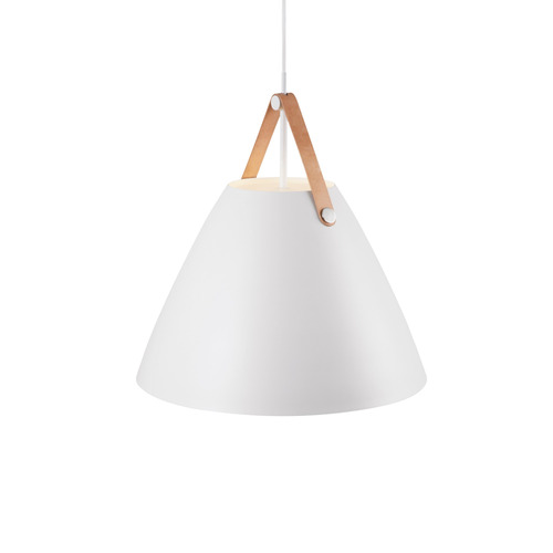 Strap Metal & Leather Interior Pendant Light