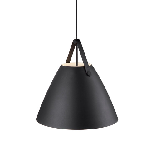 Strap Metal & Leather Interior Pendant Light