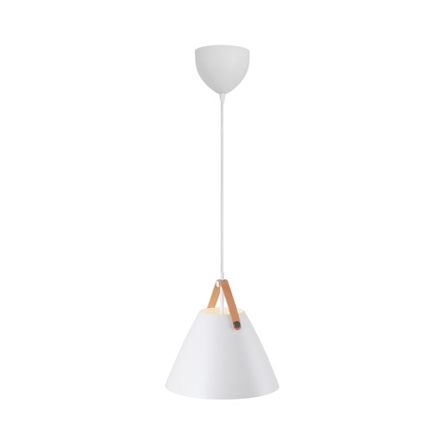 Strap Metal & Leather Interior Pendant Light