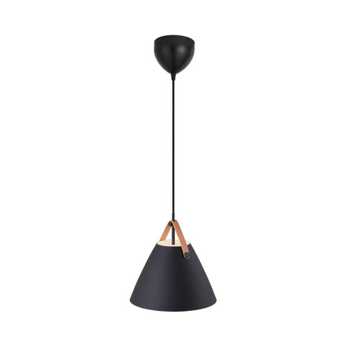 Strap Metal & Leather Interior Pendant Light