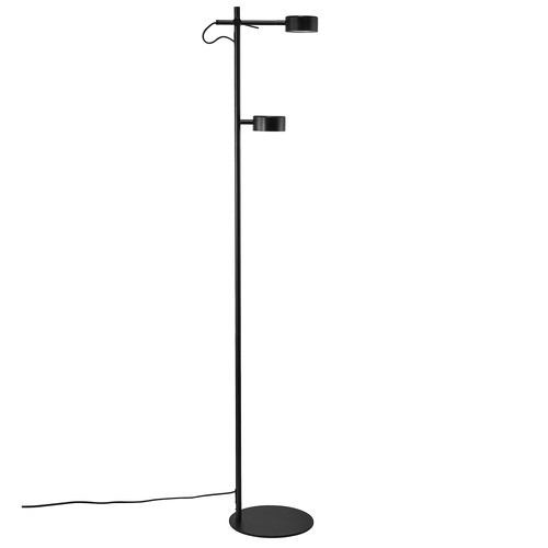 Clyde 2 Light Metal Floor Lamp