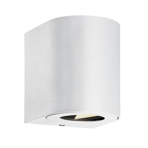 Canto White Aluminium Outdoor Up/Down Wall Light