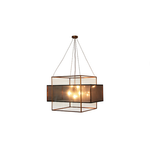 Shaynna Blaze Black Copper Chandelier Temple Webster Global Gatherings Shaynna Blaze Black Copper Chandelier