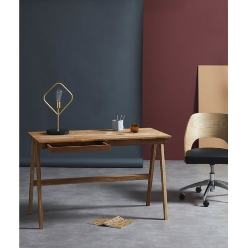 Global Gatherings Olwen Oak Desk Temple & Webster