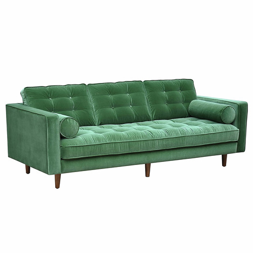 Global Gatherings Velvet Evie 3 Seater Sofa Reviews Temple