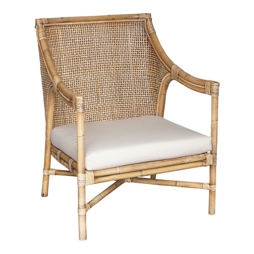 Global Gatherings Sharmaene Rattan Occasional Chair Reviews Temple Webster