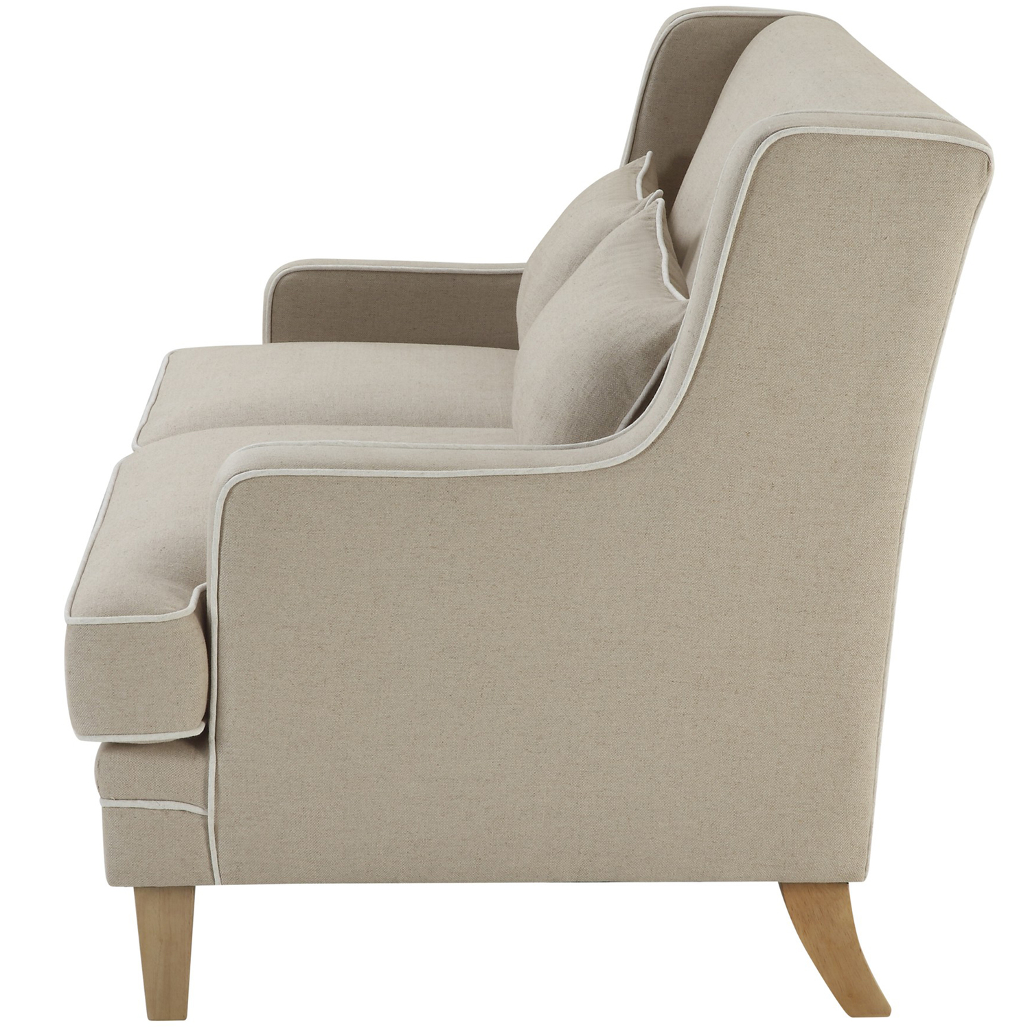 Natural Bronte 2 Seater Upholstered Sofa