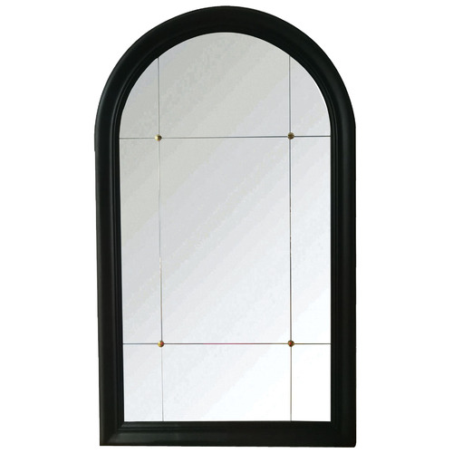 Oliver Arched Wooden Mirror Temple & ster